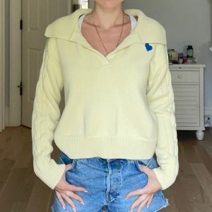 COPY - Kerri Rosenthal Yellow Sweater